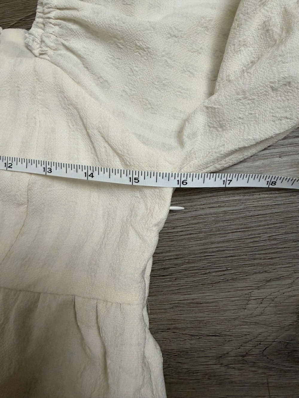 All Row Ivory Square-Neck Puff Sleeve Maxi Dress - Picture 9 of 9